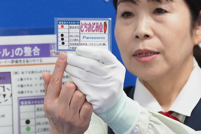 自分のスキルをカードに表示