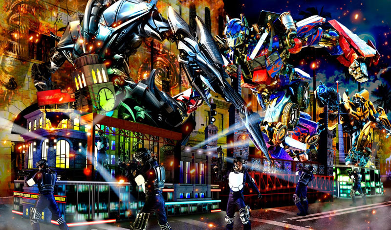 「トランスフォーマー」のパレードイメージ<br>TRANSFORMERS and all related characters are trademarks of Hasbro and are used with permission. (C) 2018  Hasbro. All Rights Reserved. Licensed by Hasbro. (C) TOMY 「トランスフォーマー」、 「TRANSFORMERS」 は株式会社タカラトミーの登録商標です。