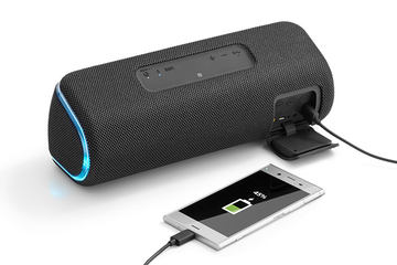 SONY EXTRA BASS ワイヤレススピーカー 光って叩けるソニー重低音スピーカー「EXTRA BASS」。海でも使える迫力