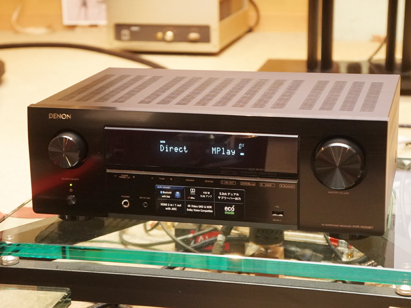 5.2chのAVアンプ「AVR-X550BT」