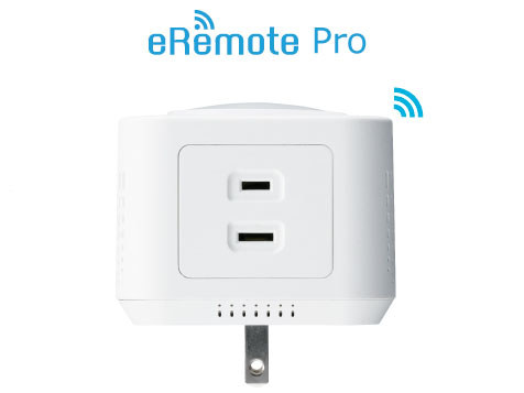 コンセント搭載のIoTリモコン「eRemote Pro」