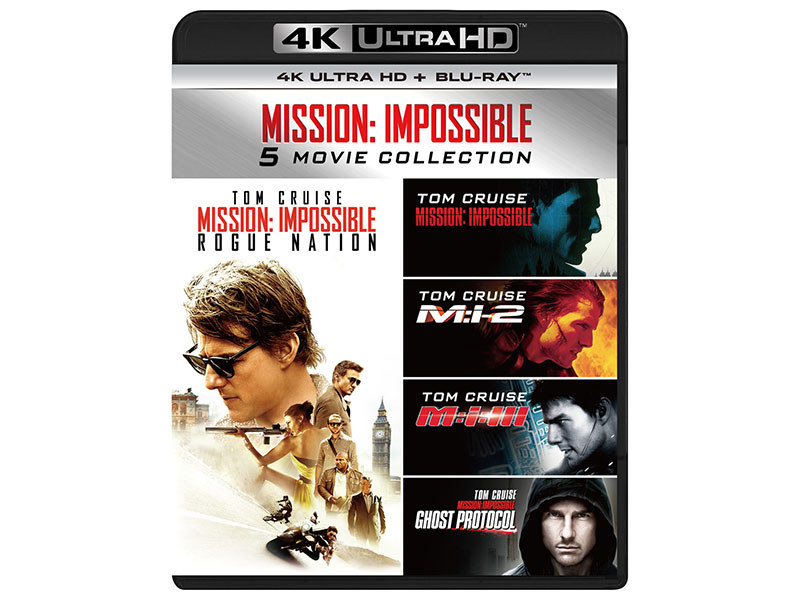 ミッション:インポッシブル 5 ムービー・コレクション 4K ULTRA HD + Blu-rayセット