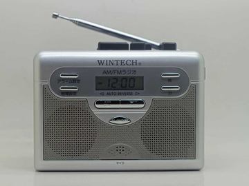 WINTECH AM/FMラジオ ポータブルカセットプレーヤー WINTECH AM/FMラジオ ポータブルカセットプレーヤー