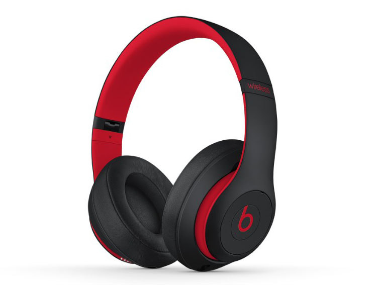 Beats Studio3 Wirelessオーバーイヤーヘッドフォン レジスタンス・ブラックレッド