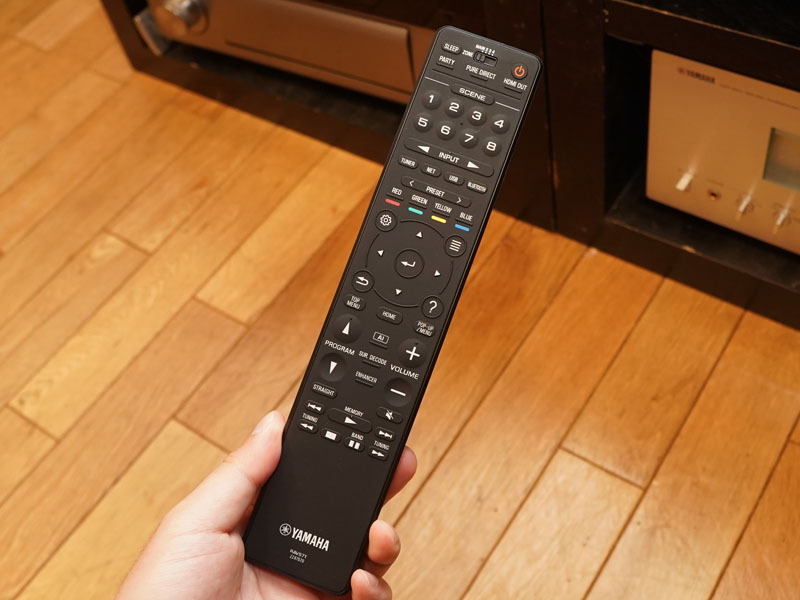 リモコンが新型になり、「？」ボタンを用意
