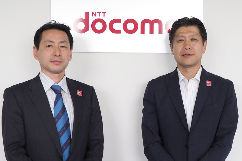 5G推進室 室長 主席研究員の中村武宏氏(左)と、スマートライフ推進室 スポーツ&ライブビジネス推進室 室長の尾上健二氏(右)