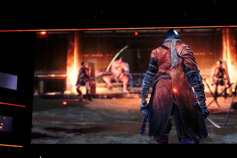 日本のゲームメーカーであるFROM SOFTWAREと、アメリカの大手パブリシャーであるActivisionがタッグを組んで開発中の「SEKIRO：SHADOW DIE TWICE」