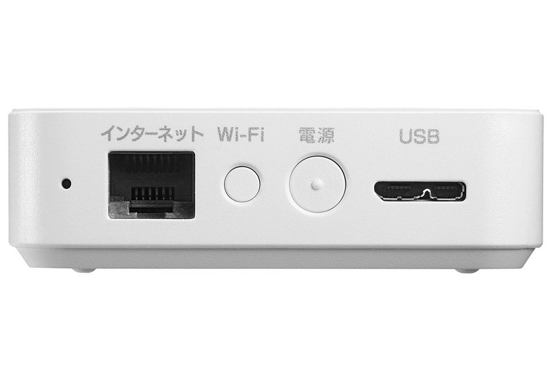 LAN端子やUSB 3.0端子側