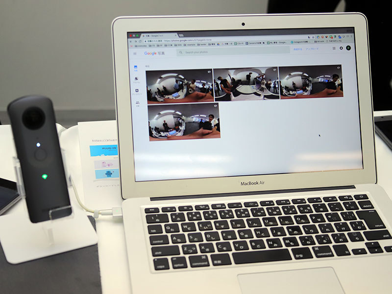 THETA V内の静止画を「File Cloud Upload」でGoogleフォトに自動保存