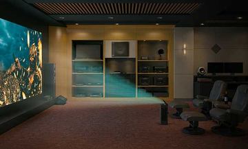 床に置くだけで4K/HDRシアター。LGの縦型4Kプロジェクタ「HU80KS