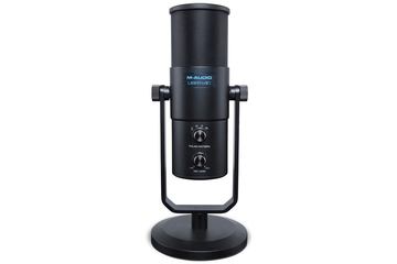 M-Audio、録音&ライブ配信向けUSBコンデンサマイク「Uber Mic」。iOS