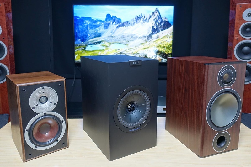左からDALI 「SPEKTOR2」、KEF 「Q350」、Monitor Audio 「Bronze 2」