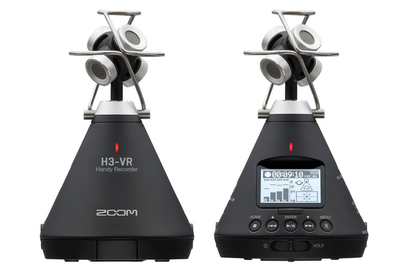 H3-VRの前面(写真左)と背面(写真右)