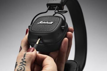 Marshall、ワイヤレスヘッドフォン「MAJOR III Bluetooth」。ヘッド