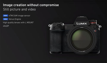 パナソニック初のフルサイズミラーレス「LUMIX S1/S1R」。4K60p対応