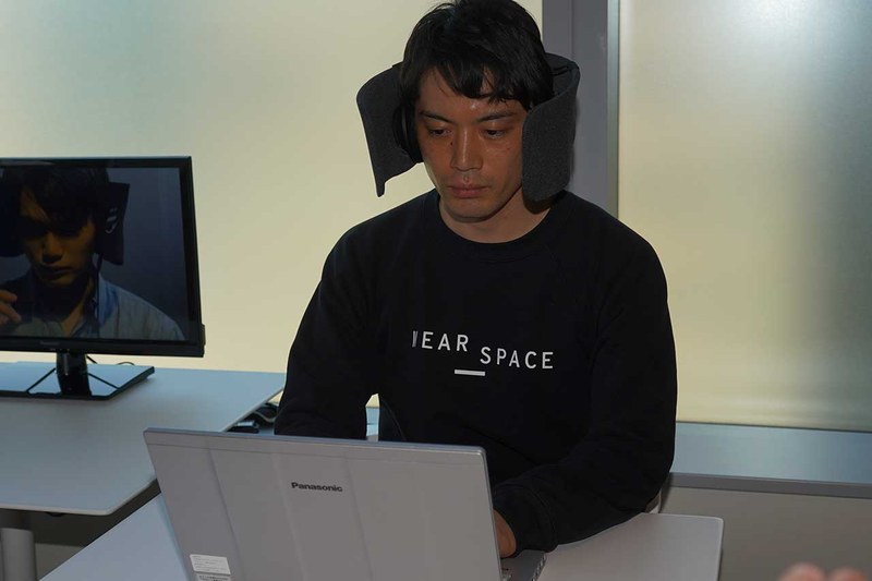 視界に集中して作業