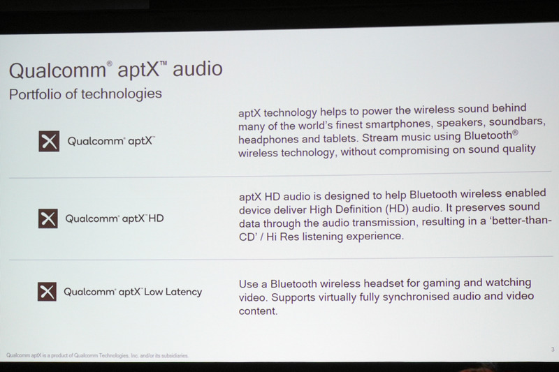 aptX Adaptiveは、既存のaptX、aptX HDと下位互換性を持つ