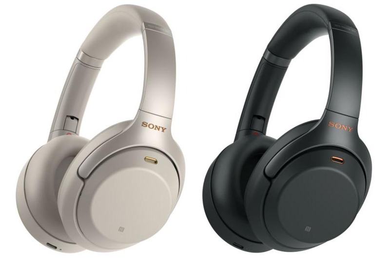 WH-1000XM3のプラチナシルバー、ブラック