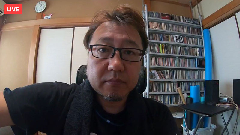Facebookアプリ上で配信をモニターする