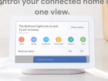 7型ディスプレイ搭載「Google Home Hub」発表。YouTube再生、家電制御