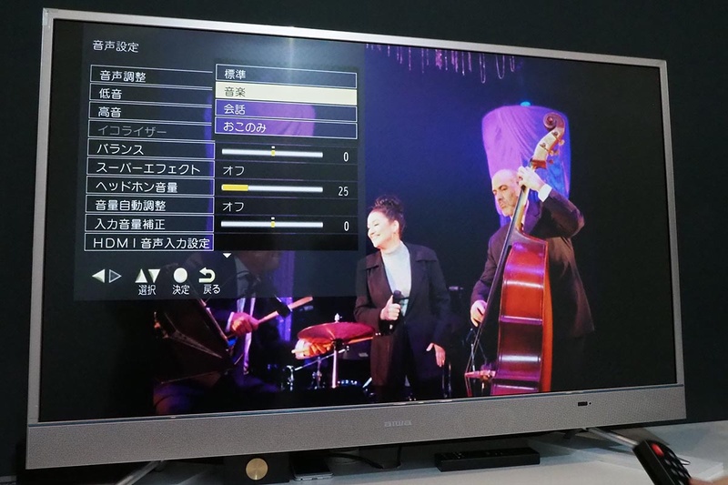 テレビの内蔵スピーカーでも広がりのある音を実現