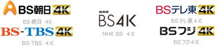 配信する新4K衛星放送のチャンネル