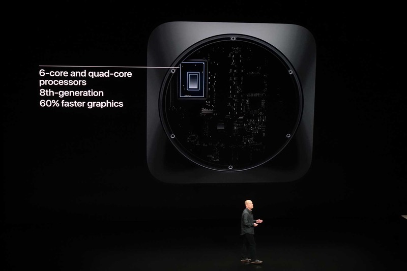 Mac miniは4年ぶりのフルモデルチェンジとなるため、CPUをはじめとしたパフォーマンスの強化の度合いが大きい