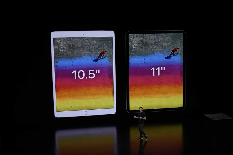 10.5インチモデルはサイズを変えずにディスプレイを11インチに拡大