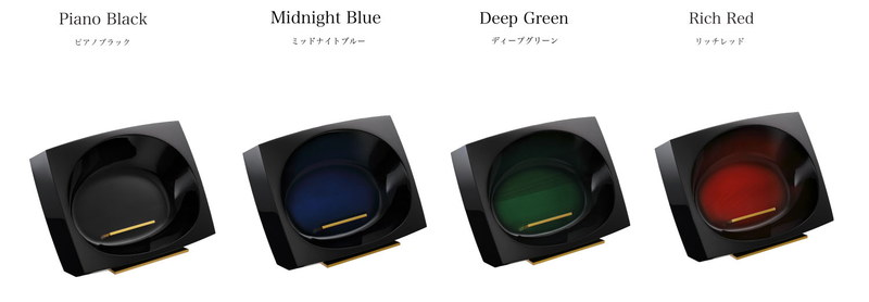 カラーはPiano Blackで、受注生産カラーとしてMidnight Blue、Deep Green、Rich Redも用意する