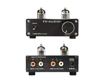 FX-AUDIO-、選別品の軍用グレード真空管採用小型プリアンプ。7,480円