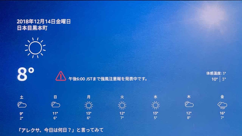 天気予報