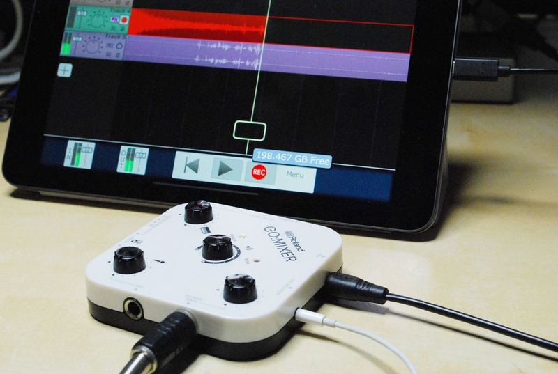 Rolandの小型ミキサー「GO:MIXER」