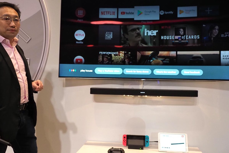 JBLのAndroid TV搭載サウンドバー「LINK BAR」