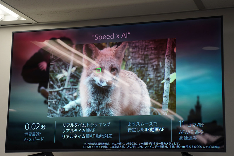 2019年夏に予定しているソフトウェアアップデートにより、一部の動物の瞳にも対応する予定