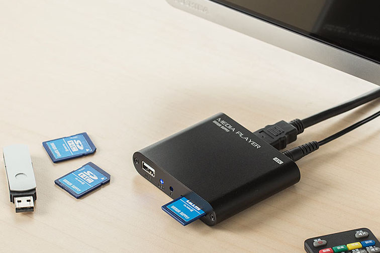 メディアプレーヤー「400-MEDI023」使用イメージ