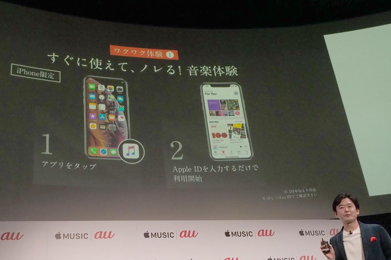 iPhone限定で手続きの簡略化も
