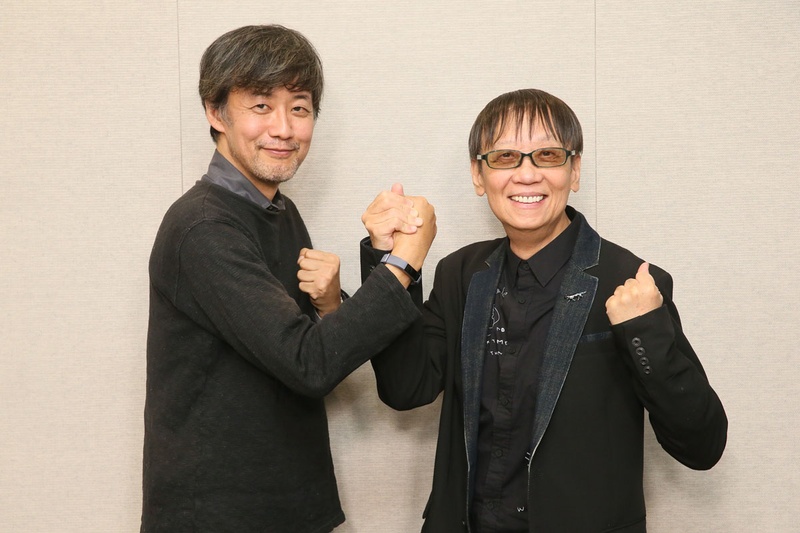 左から山崎貴総監督、ゲームデザイナー・堀井雄二氏