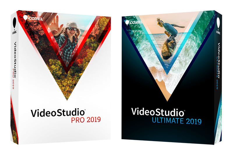 VideoStudio Pro 2019(左)、VideoStudio Ultimate 2019(右)