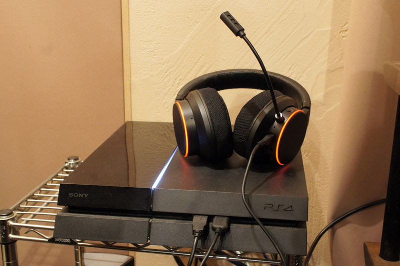 SXFI AIR CとPS4をUSBで接続し、ゲームのサラウンド音声を再生してみた