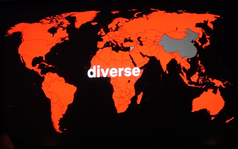 赤く塗られているのが、Netflixのサービス展開国。中国には進出できていないが、この状況は当面変わらないようである