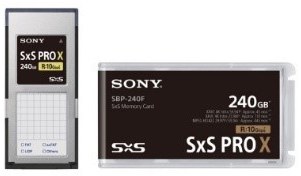 SxS PRO Xメモリーカード「SBP-240F」