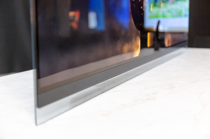 透明ガラス部分