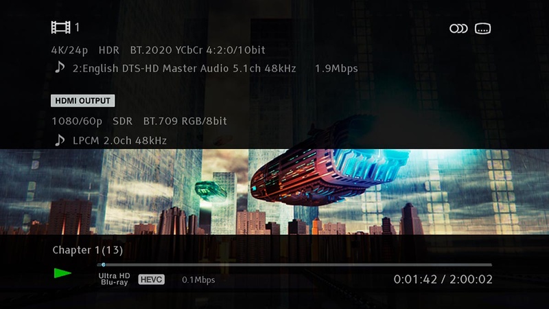 映像に重ねて情報表示できる