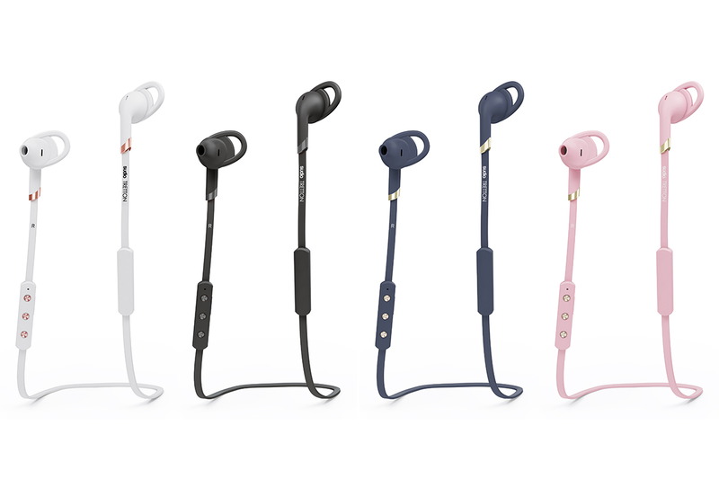 TRETTON(左からホワイト、ブラック、ブルー、ピンク)