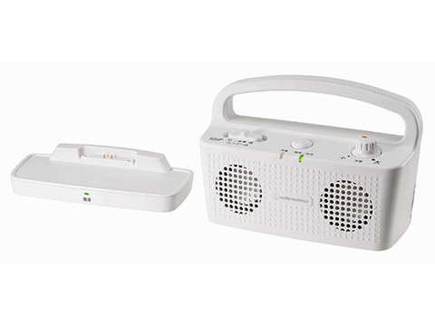 オーテク、TVの音を無線伝送するスピーカー。防滴仕様でキッチンでも オーテク、TVの音を無線伝送するスピーカー。防滴仕様でキッチンでも