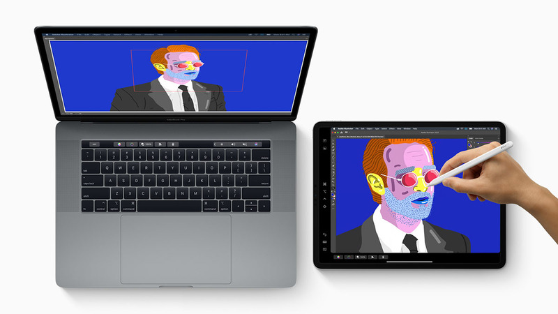Sidecar機能で、iPadをMac用の拡張ディスプレイとして使えるようにする