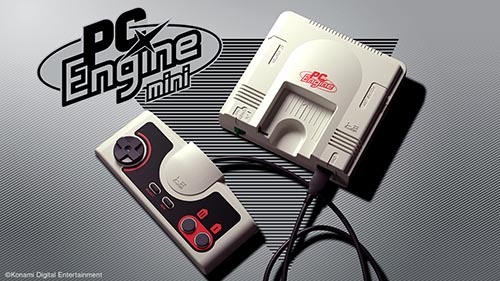 「PCエンジン mini」本体イメージ<br><span class="fnt-70">(c)Konami Digital Entertainment</span>