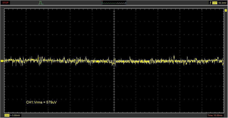 使用時のノイズフロア