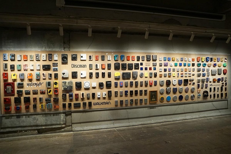 歴代のウォークマン約230台を集めた「Walkman Wall」などが登場