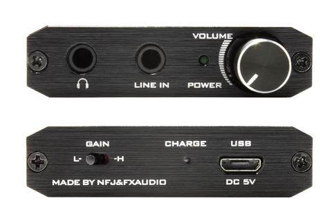 FX-AUDIO-、約3,500円のポータブルヘッドフォンアンプ。左右独立